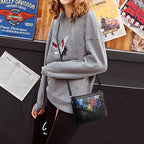 Floral Printed Hand Clutch Purse