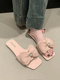 Bow-Knot Flat Sandals - Women Sandals by Trendsi | Available at Handbags Specialist Headquarter