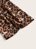 Leopard Luxe: Plus Size Wide Leg Pants