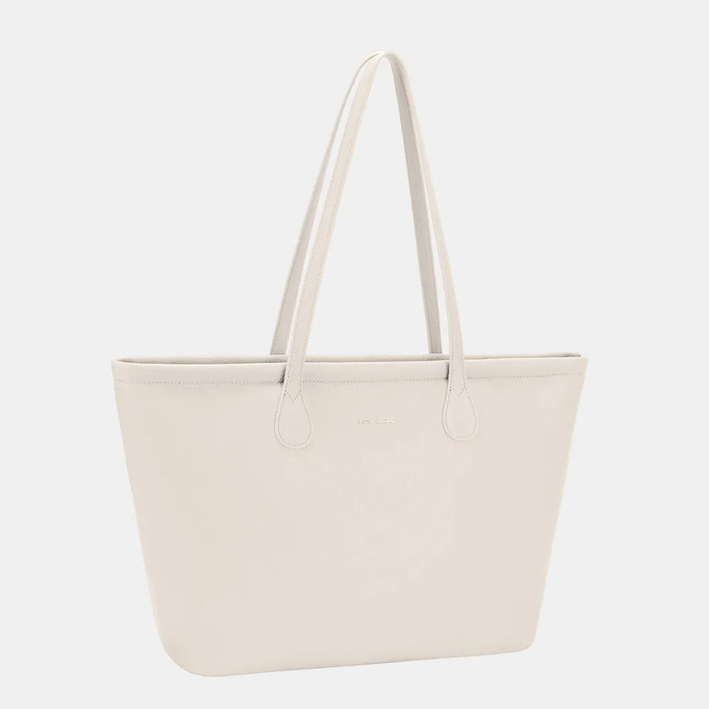 David Jones PU Leather Tote Bag - Tote Bag by Trendsi | Available at Handbags Specialist Headquarter