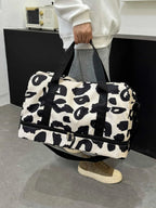 Oxford Cloth Leopard Travel Bag - travel-bag by Trendsi | Available at Handbags Specialist Headquarter