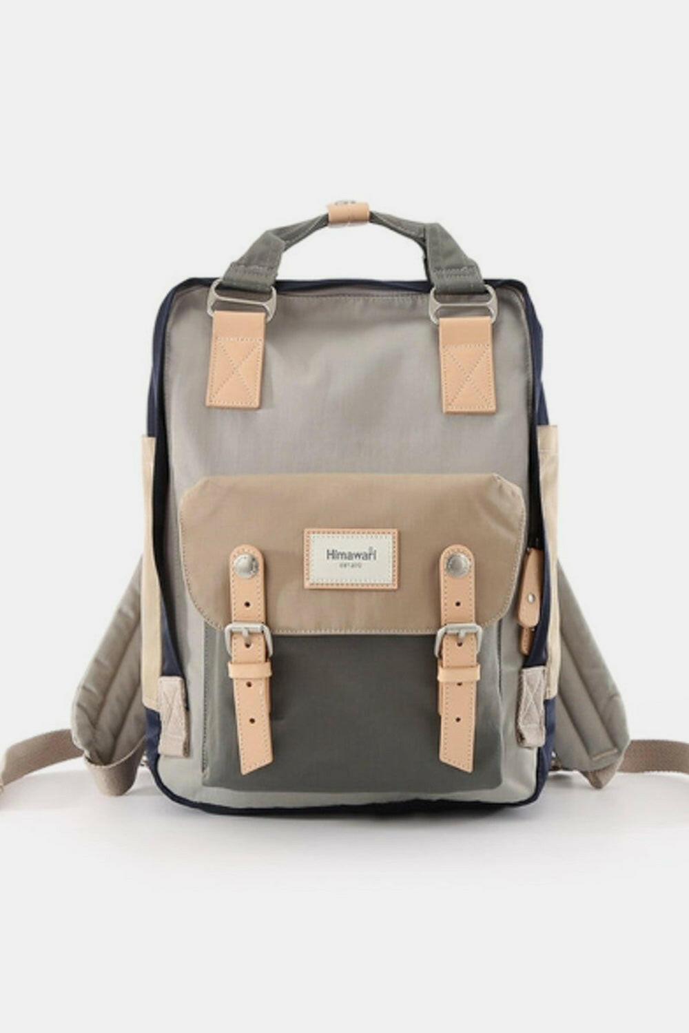 Himawari Contrast Waterproof Nylon Backpack Bag - Backpack Bags by Trendsi | Available at Handbags Specialist Headquarter