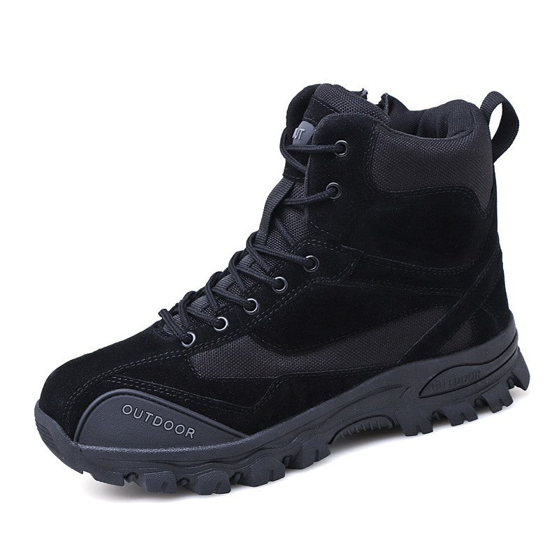 Patriot Pro Tactical Leather Combat Boots for Men