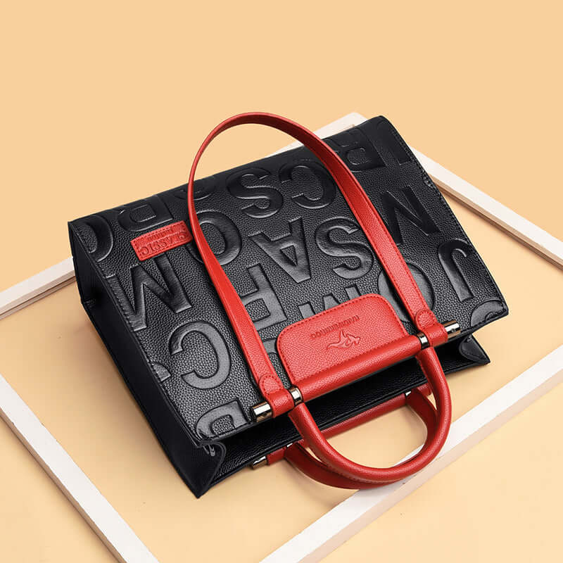 EleganceMax Crossbody: Luxe Large Print Handbag - Handbags by Trendsi | Available at Handbags Specialist Headquarter