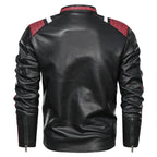 Men's Washed Casual Loose Plus Size Leather Jacket