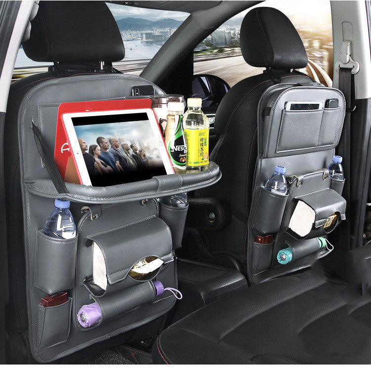 RoadMate PU Leather Seat Back Organizer - Decor by Trendsi | Available at Handbags Specialist Headquarter