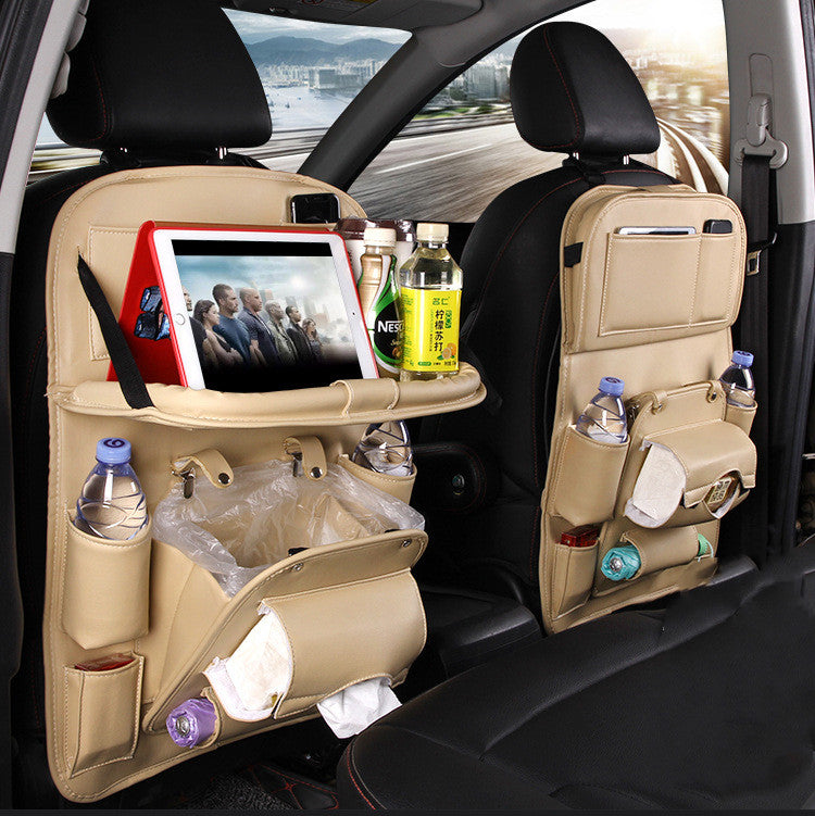 RoadMate PU Leather Seat Back Organizer - Decor by Trendsi | Available at Handbags Specialist Headquarter