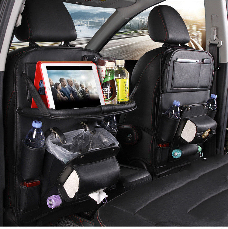 RoadMate PU Leather Seat Back Organizer - Decor by Trendsi | Available at Handbags Specialist Headquarter