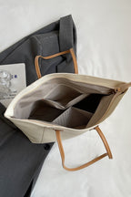 PU Leather Tote Bag - Tote Bag by Trendsi | Available at Handbags Specialist Headquarter