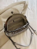 Studded Fringe Crossbody Bag - Crossbody Bag by Trendsi | Available at Handbags Specialist Headquarter