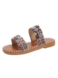 Double Strap Open Toe Sandals - Women Sandals by Trendsi | Available at Handbags Specialist Headquarter