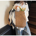 Straw Woven Handbag - handbags by Trendsi | Available at Handbags Specialist Headquarter