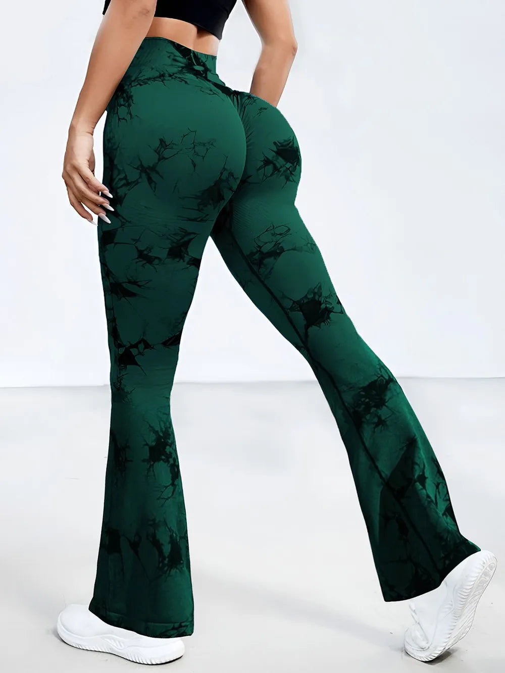 Tie-Dye High Waist Active Leggings - Leggings by Trendsi | Available at Handbags Specialist Headquarter