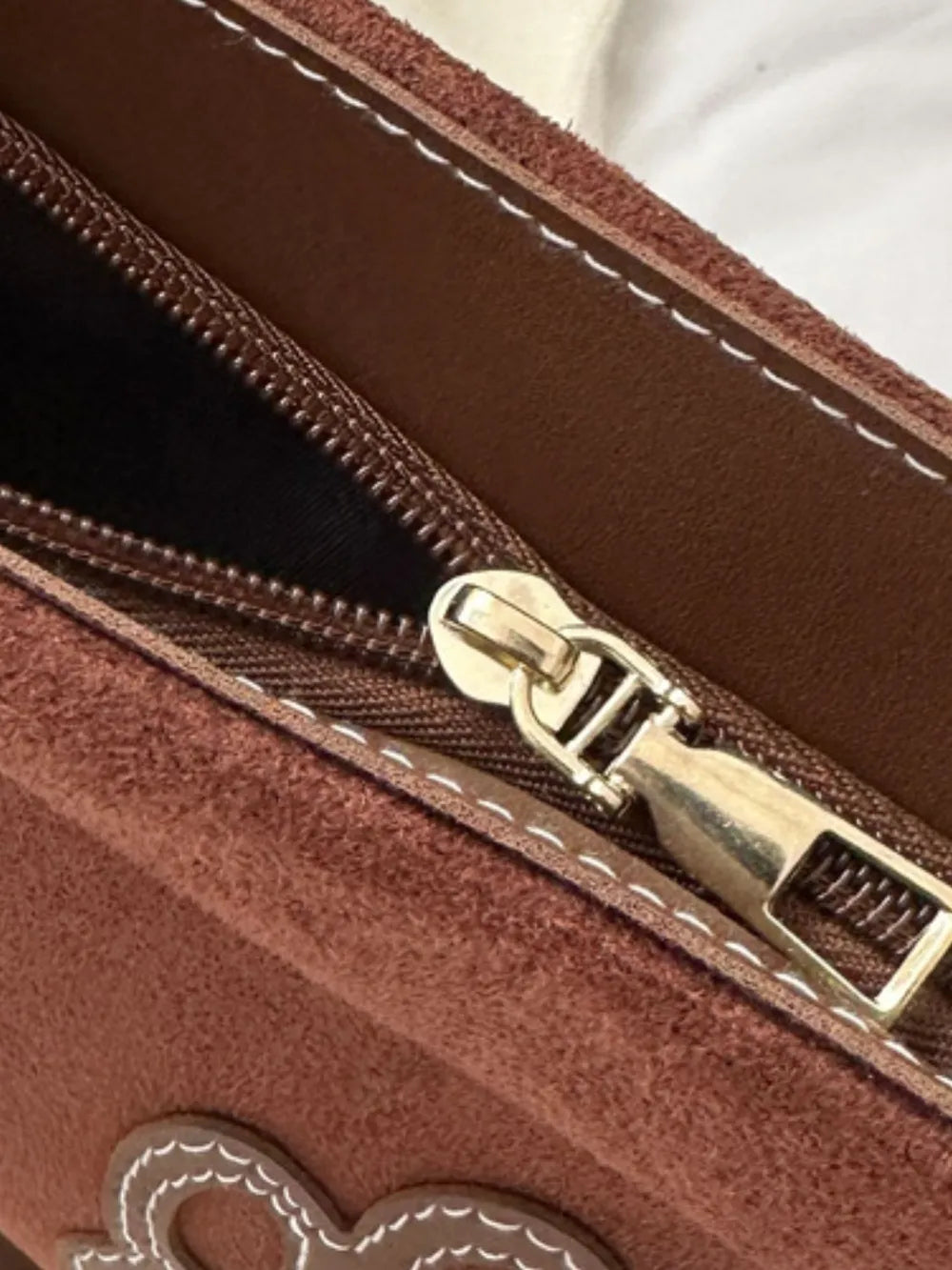 Suede Patch Adjustable Strap Tote Bag - Tote Bag by Trendsi | Available at Handbags Specialist Headquarter