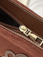 Suede Patch Adjustable Strap Tote Bag - Tote Bag by Trendsi | Available at Handbags Specialist Headquarter