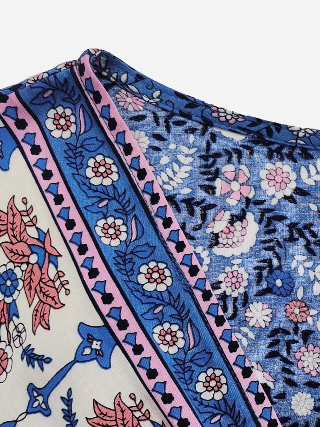 Plus Size Printed Surplice Half Sleeve Dress - Dresses by Trendsi | Available at Handbags Specialist Headquarter