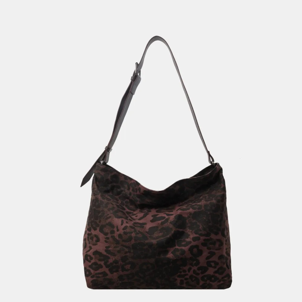 Leopard Adjustable Strap Tote Bag - Tote Bag by Trendsi | Available at Handbags Specialist Headquarter