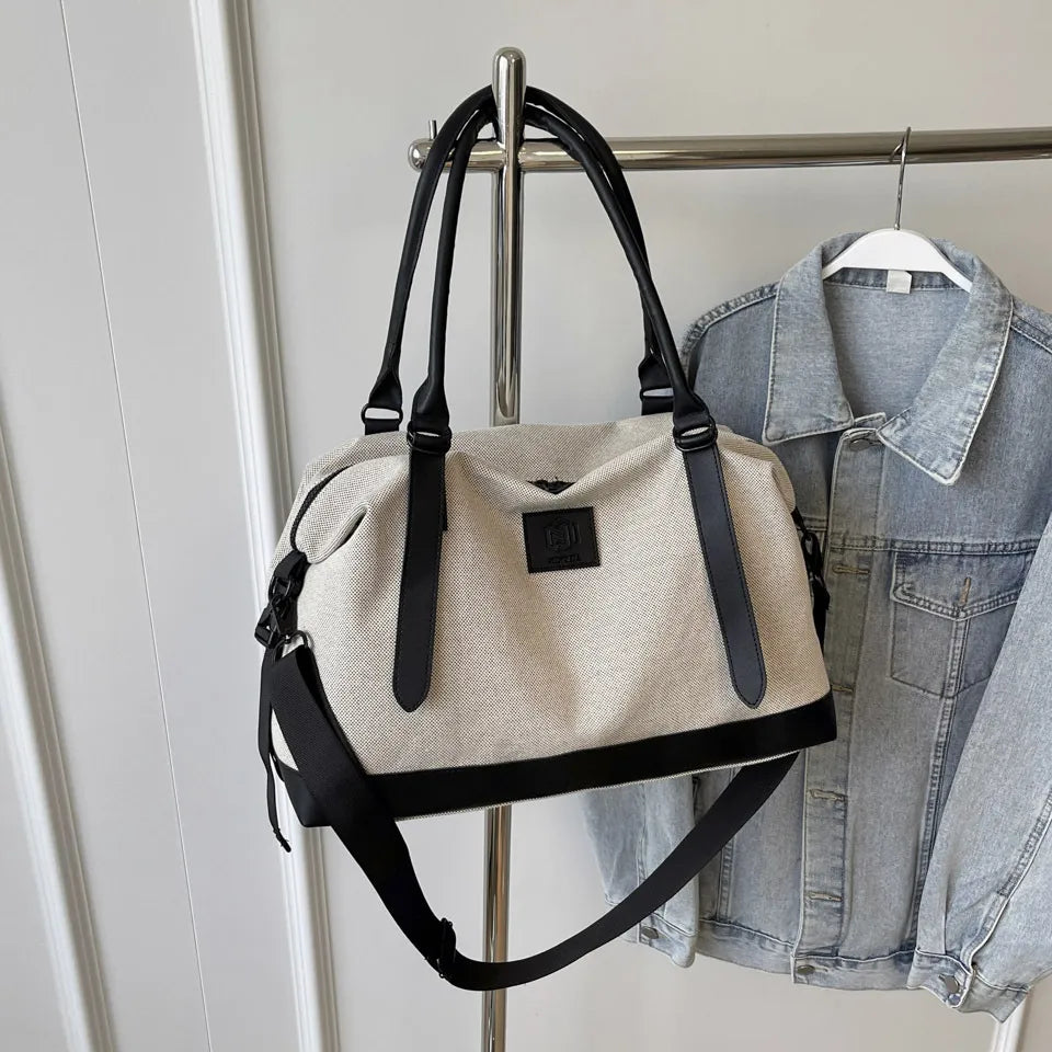 Contrast Travel Bag - travel-bag by Trendsi | Available at Handbags Specialist Headquarter