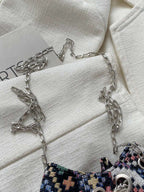 Printed Chain Bucket Bag - Crossbody Bag by Trendsi | Available at Handbags Specialist Headquarter