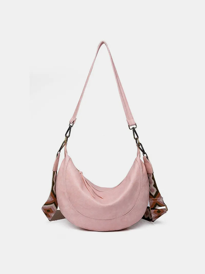 PU Leather Removable Strap Crossbody Bag - Crossbody Bag by Trendsi | Available at Handbags Specialist Headquarter