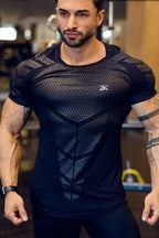 Men's Plus Size Round Neck Short Sleeve T-Shirt - mens-shirts by Trendsi | Available at Handbags Specialist Headquarter