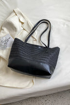 PU Leather Straps Large Tote Bag - Tote Bag by Trendsi | Available at Handbags Specialist Headquarter