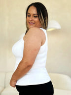 Basic Bae Full Size Round Neck Slim Tank - Tops by Trendsi | Available at Handbags Specialist Headquarter