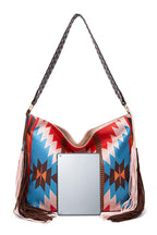 Geometric Canvas Tote Bag - Tote Bag by Trendsi | Available at Handbags Specialist Headquarter
