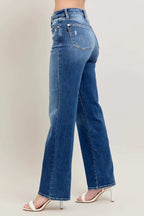 Judy Blue Full Size High Waist 90's Straight Leg Jeans Plus Size - Women / Jeans & Denim by Trendsi | Available at Handbags Specialist Headquarter
