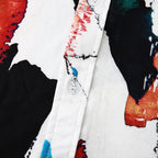 Men's Plus Size Abstract Print Short Sleeve Button-Down Casual Shirt - mens-shirts by Trendsi | Available at Handbags Specialist Headquarter