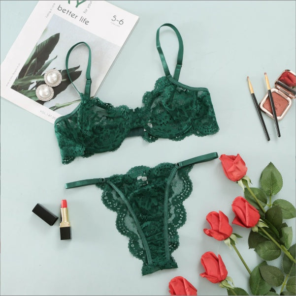 VelvaLace Underwire Lingerie Set