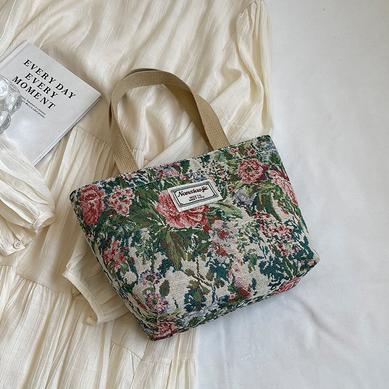 Canvas Large-capacity Shoulder Handbag