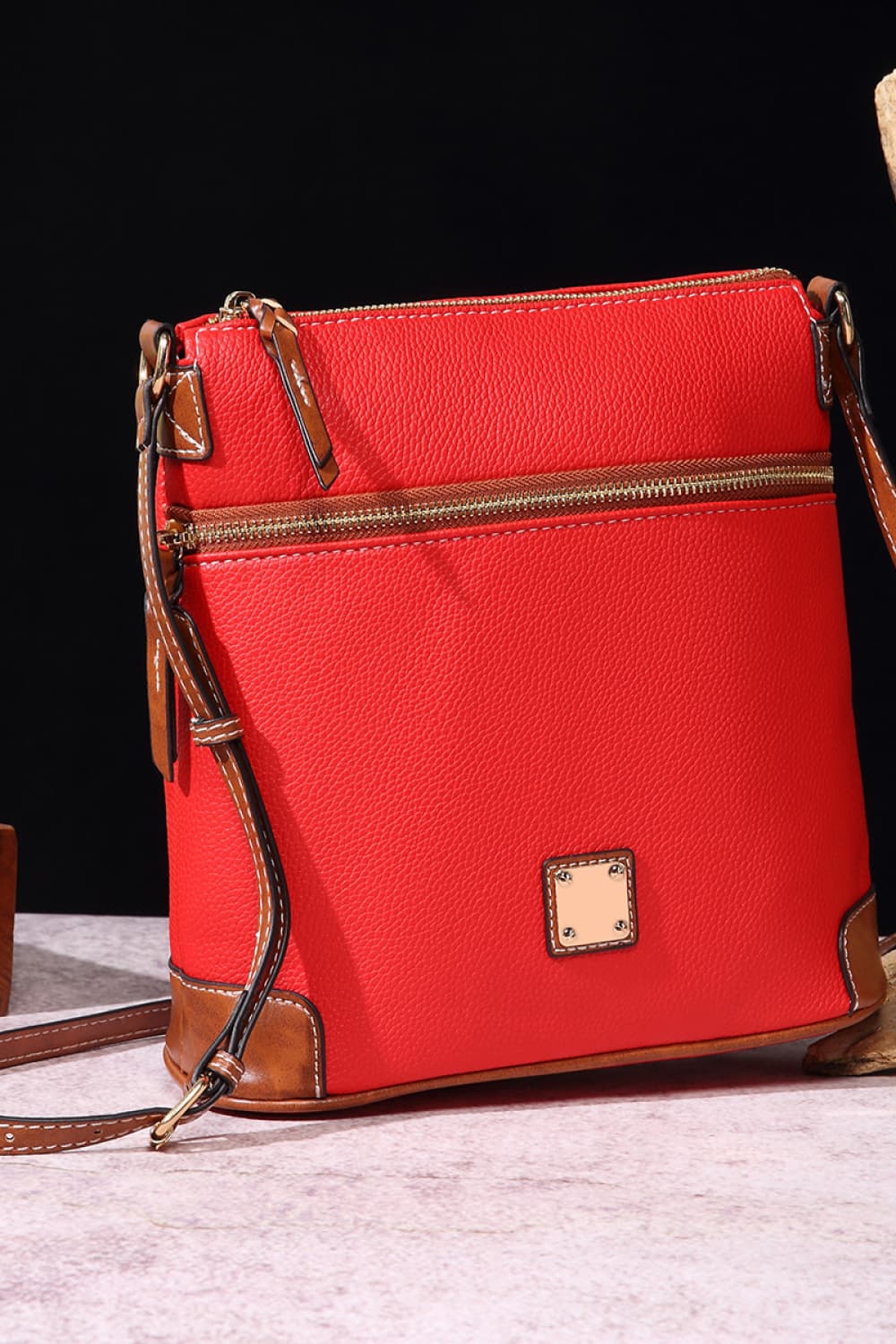 PU Leather Crossbody Bag - handbags by Trendsi | Available at Handbags Specialist Headquarter