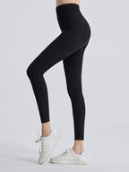 Wide Waistband Sports Leggings - Leggings by Trendsi | Available at Handbags Specialist Headquarter