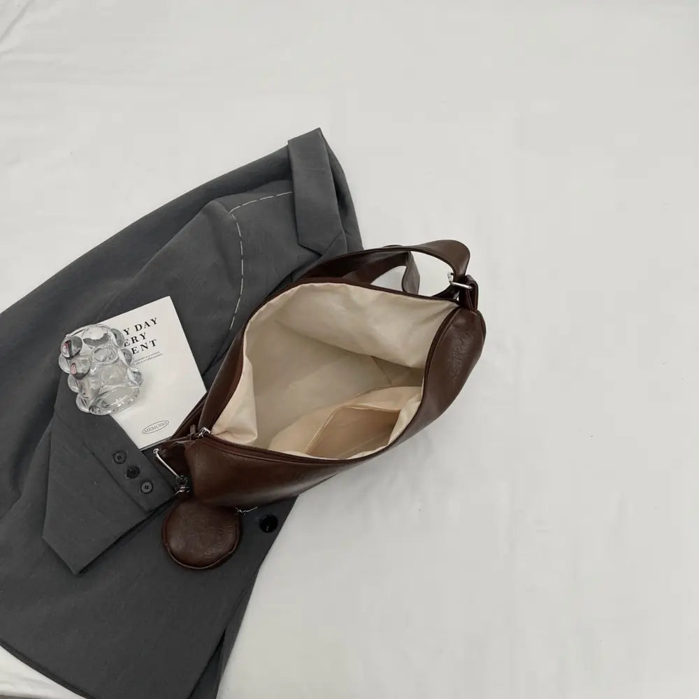 PU Leather Crossbody Bag with Small Purse - handbags by Trendsi | Available at Handbags Specialist Headquarter