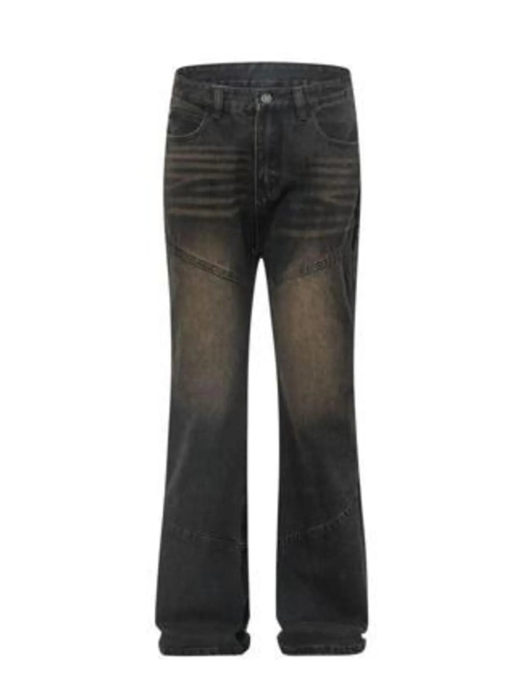 Men's Full Size Vintage Wash Bootcut Denim Jeans Plus Size - Women / Jeans & Denim by Trendsi | Available at Handbags Specialist Headquarter