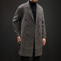Plaid SlimFit Longline Trench Coat