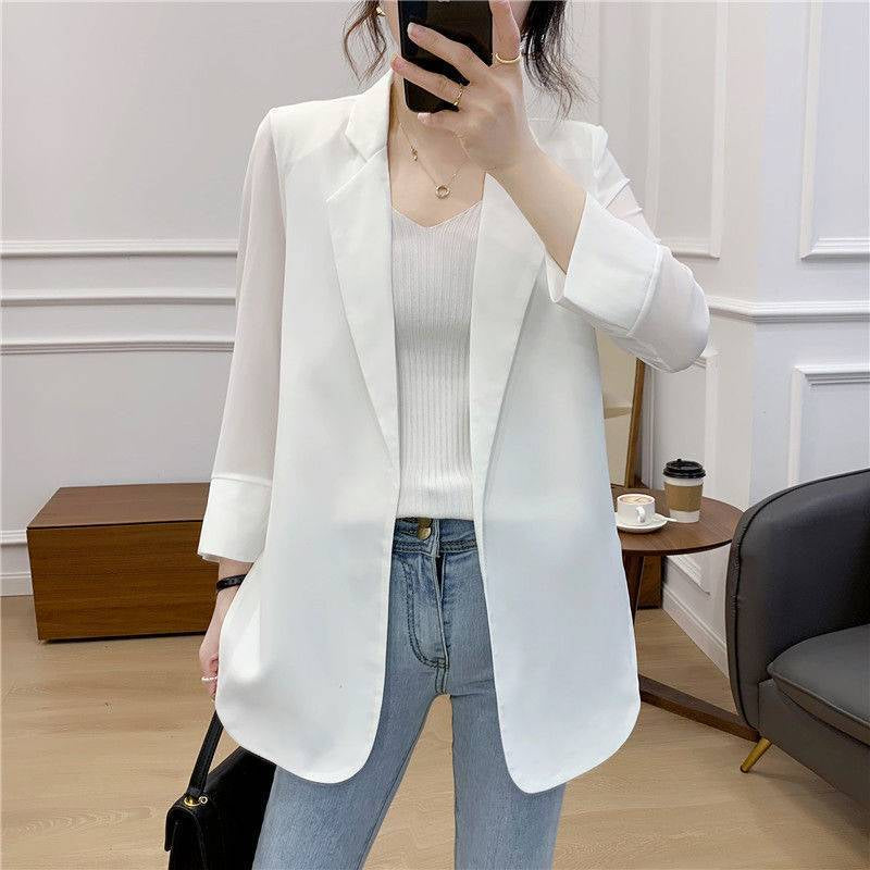 EleganceBlazer: Slim Stand Collar Office Coat