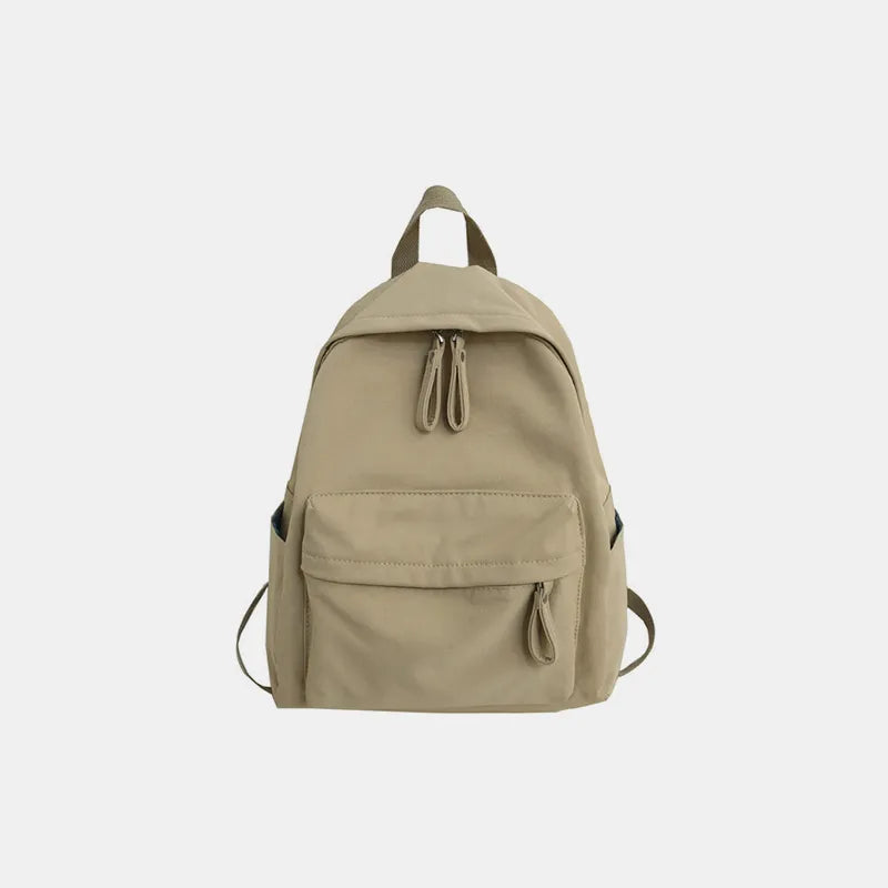 Zip Cotton Backpack Bag - Handbags by Trendsi | Available at Handbags Specialist Headquarter