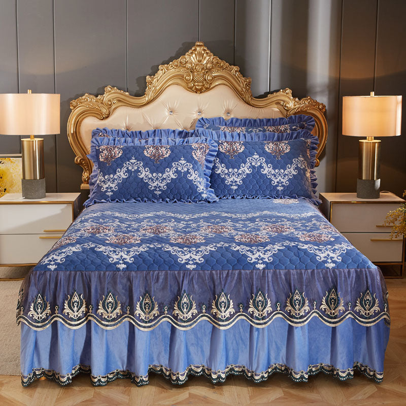 CozyLuxe Plush Bed Cover: Single Piece Comfort - Decor by Trendsi | Available at Handbags Specialist Headquarter