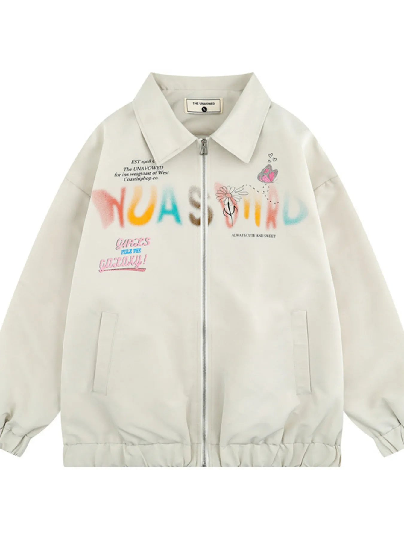 Men's Zip Up Long Sleeve Jacket - Men's jackets by Trendsi | Available at Handbags Specialist Headquarter