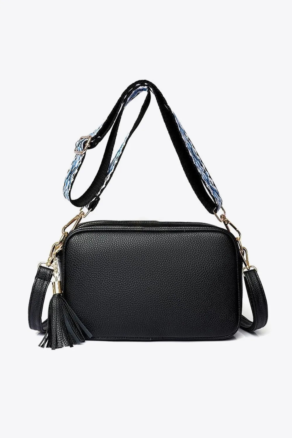 PU Leather Tassel Crossbody Bag - handbags by Trendsi | Available at Handbags Specialist Headquarter