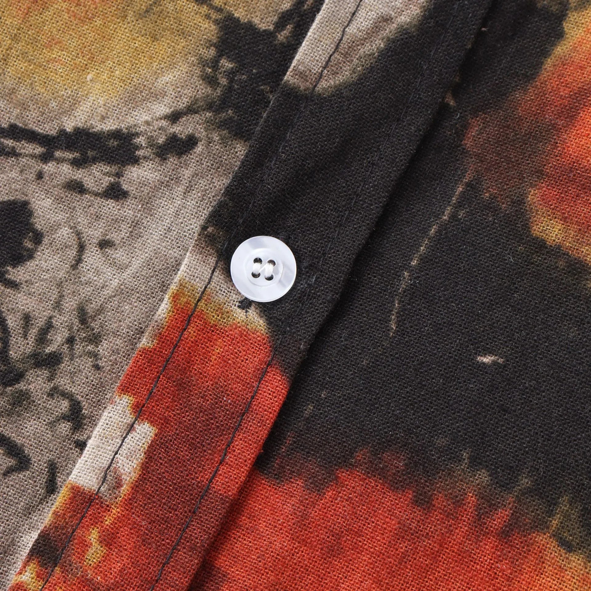 Men's Plus Size Abstract Print Short Sleeve Button-Up Casual Shirt - mens-shirts by Trendsi | Available at Handbags Specialist Headquarter