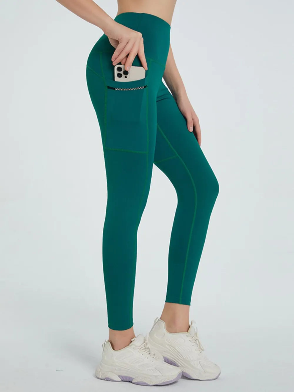 High Waist Active Leggings - Leggings by Trendsi | Available at Handbags Specialist Headquarter