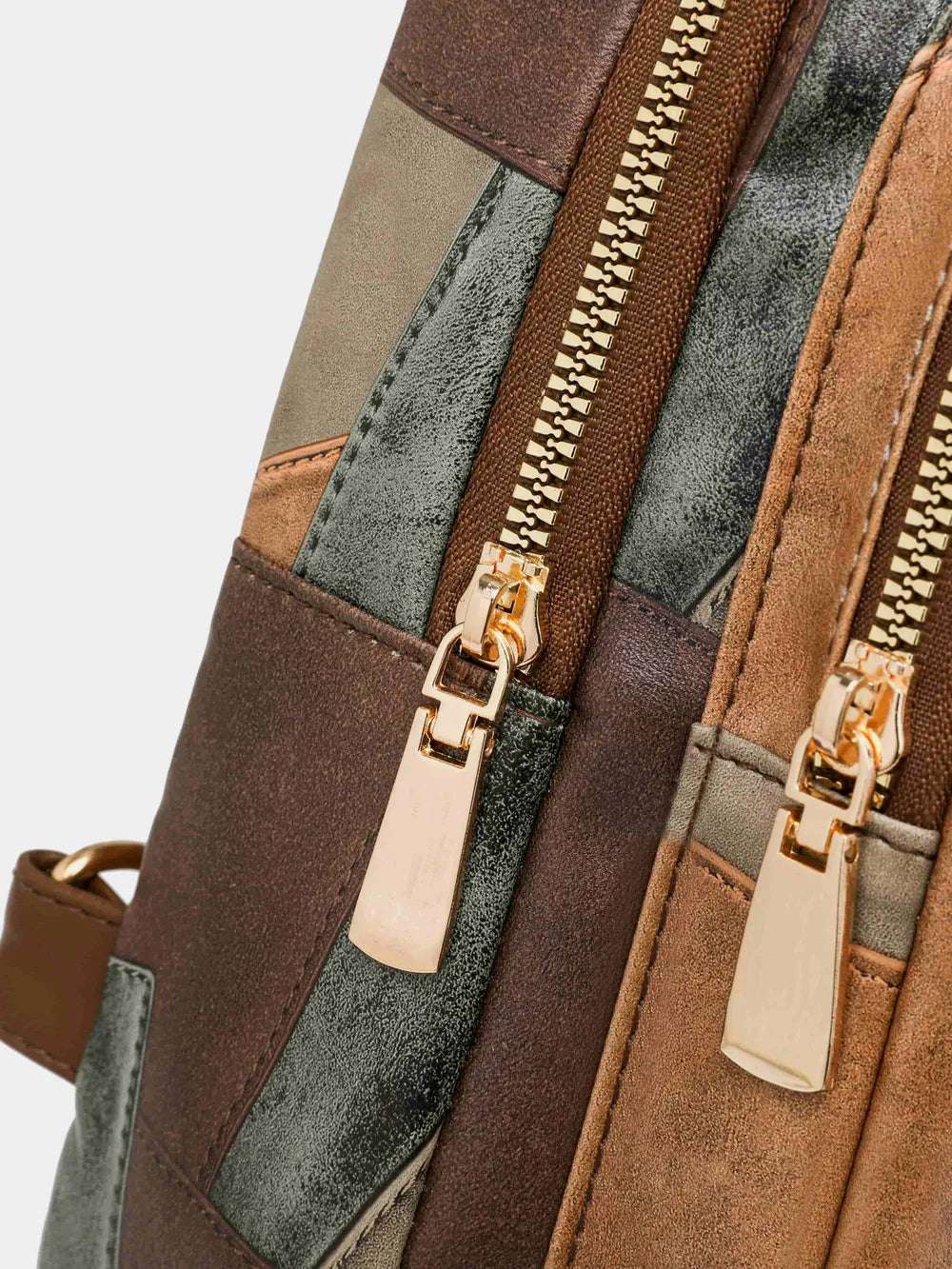 PU Leather Color Block Crossbody Bag - Crossbody Bag by Trendsi | Available at Handbags Specialist Headquarter