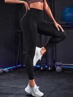 High Waist Active Leggings - Leggings by Trendsi | Available at Handbags Specialist Headquarter