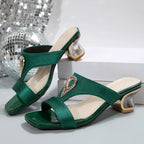 Open Toe Block Heels Sandals - Women Sandals by Trendsi | Available at Handbags Specialist Headquarter