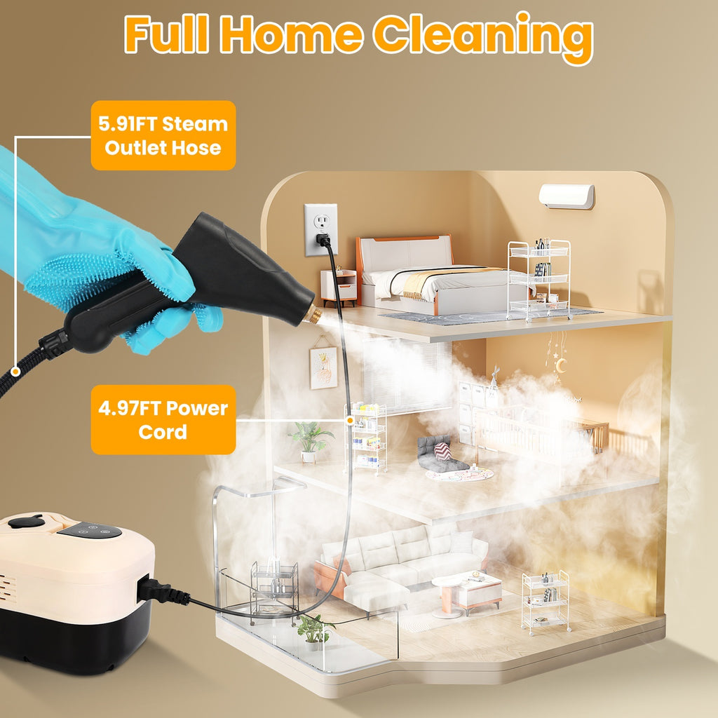 JetClean Pro: 1500W Handheld Cleaner with 8 Tools - appliances by Trendsi | Available at Handbags Specialist Headquarter