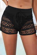 Full Size Drawstring Waist Swim Shorts -  by Trendsi | Available at Handbags Specialist Headquarter