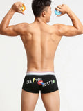 Men's Letter Graphic Contrast Panty - Men's underwear by Trendsi | Available at Handbags Specialist Headquarter